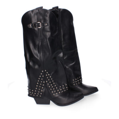 Botas de Tacón para Mujer, Estilo Cowboy Polaina, Comodas y Elegantes - Imagen 5