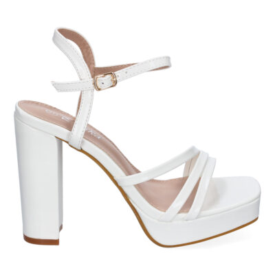 Sandalia de Tacon para Mujer, Comoda, con Palas Finas, Talon Abierto - Imagen 2