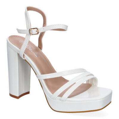 Sandalia de Tacon para Mujer, Comoda, con Palas Finas, Talon Abierto - Imagen 3