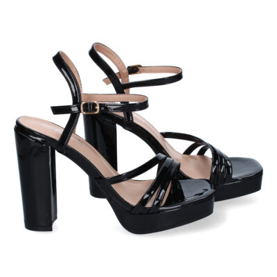 Sandalia de Tacón para Mujer, Diseño Moderno y Elegante, con Tiras Cruzadas - Imagen 5