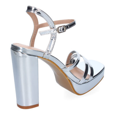 Sandalia de Tacon para Mujer, Comoda, con Palas Finas, Talon Abierto - Imagen 4