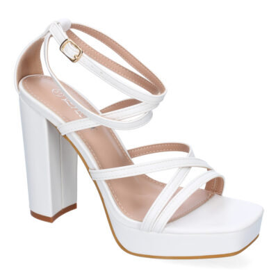 Sandalias de Tacón para Mujer, Elegantes, Diseño Moderno con Tiras Cruzadas - Imagen 3