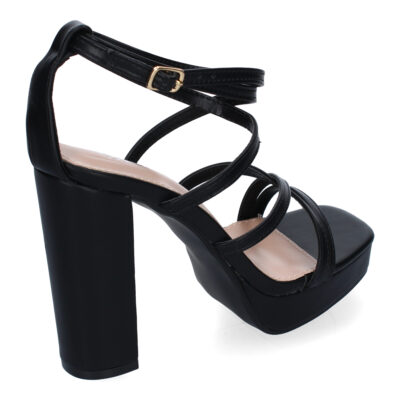 Sandalias de Tacón para Mujer, Elegantes, Diseño Moderno con Tiras Cruzadas - Imagen 4