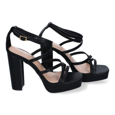 Sandalias de Tacón para Mujer, Elegantes, Diseño Moderno con Tiras Cruzadas - Imagen 5