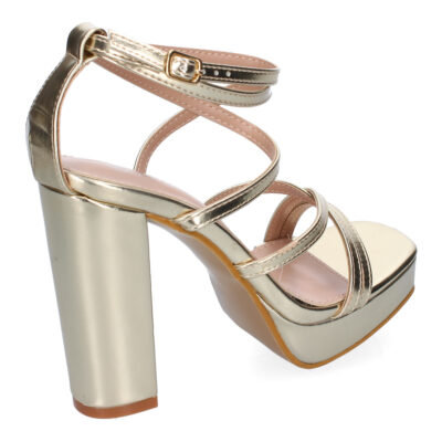 Sandalias de Tacón para Mujer, Elegantes, Diseño Moderno con Tiras Cruzadas - Imagen 4