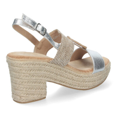Sandalia de tacón para Mujer, Comodas, Detalle de Pedrería - Imagen 4