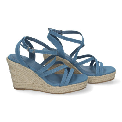 Sandalias de Cuña para Mujer con Tiras Cruzadas, Elegantes y Confortables - Imagen 5