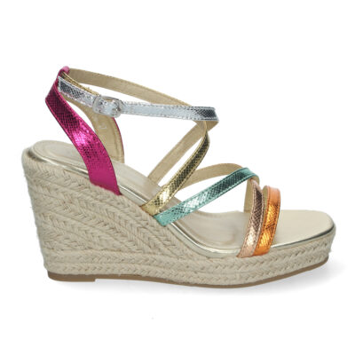 Sandalias de Cuña para Mujer con Tiras Cruzadas, Elegantes y Confortables - Imagen 2