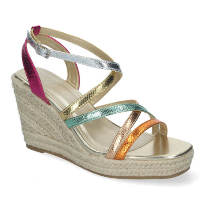 Sandalias de Cuña para Mujer con Tiras Cruzadas, Elegantes y Confortables - Imagen 3
