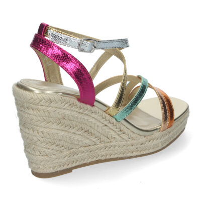 Sandalias de Cuña para Mujer con Tiras Cruzadas, Elegantes y Confortables - Imagen 4