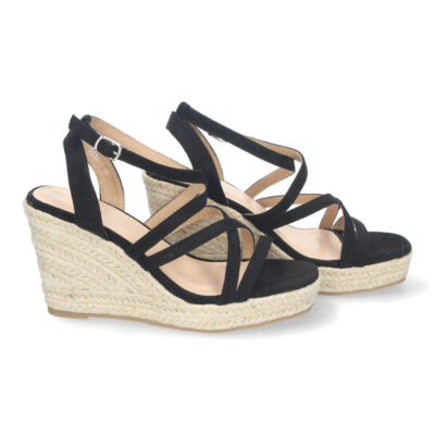 Sandalias de Cuña para Mujer con Tiras Cruzadas, Elegantes y Confortables - Imagen 5