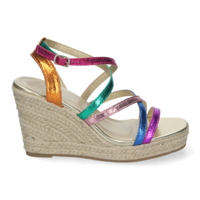Sandalias de Cuña para Mujer con Tiras Cruzadas, Elegantes y Confortables - Imagen 2