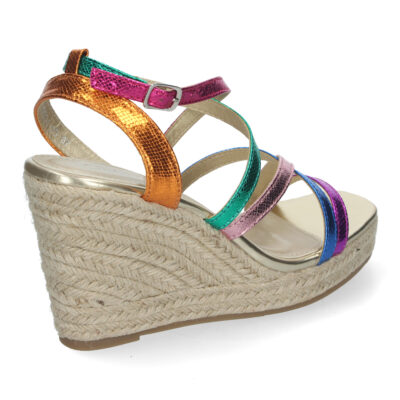 Sandalias de Cuña para Mujer con Tiras Cruzadas, Elegantes y Confortables - Imagen 4