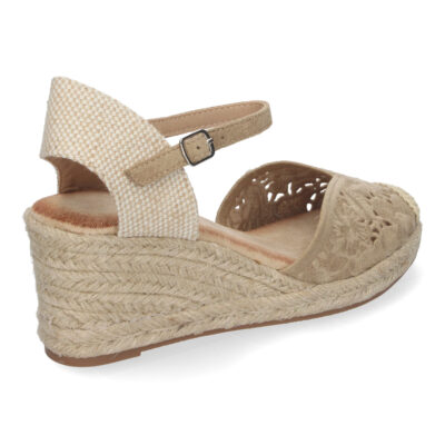 Sandalias de Cuña para Mujer con Diseño Calado, Elegantes y Versátiles para Toda Ocasión - Imagen 4