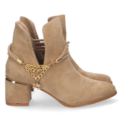 Botin de Tacon Correa con Detalle