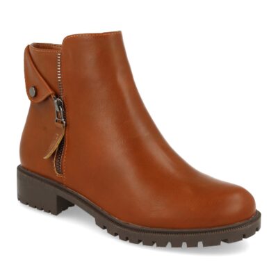 Botin de Mujer con Tachueal y Cremallera - Imagen 2