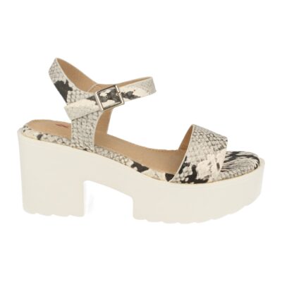 Sandalia de Mujer Ankle Strap con Plataforma y Hebilla