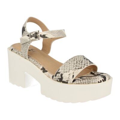 Sandalia de Mujer Ankle Strap con Plataforma y Hebilla - Imagen 2