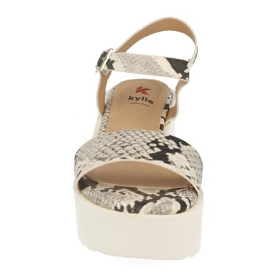 Sandalia de Mujer Ankle Strap con Plataforma y Hebilla - Imagen 3