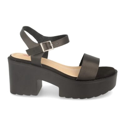 Sandalia de Mujer Ankle Strap con Plataforma y Hebilla