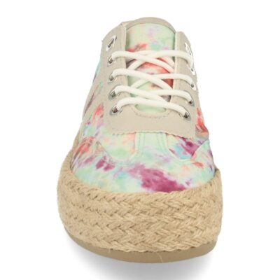 Zapato de Mujer con Cordones, Yute y Estampado - Imagen 3
