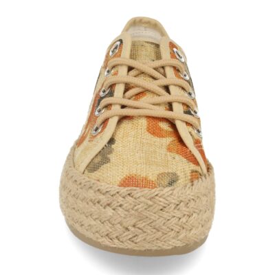Zapato de Mujer con Cordones, Yute y Estampado - Imagen 3