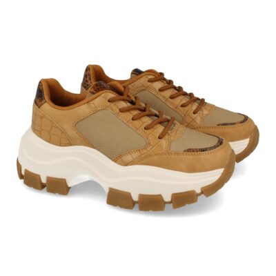 Zapatilla de Plataforma con Cordones