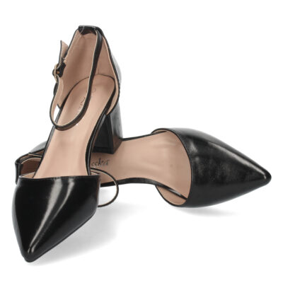 Zapato de Tacón con Punta Fina y Hebilla - Imagen 5