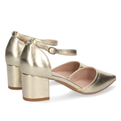 Zapato de Tacón con Punta Fina y Hebilla - Imagen 4