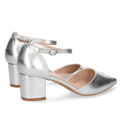 Zapato de Tacón con Punta Fina y Hebilla - Imagen 4