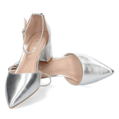 Zapato de Tacón con Punta Fina y Hebilla - Imagen 5