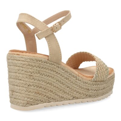 Sandalias de cuña de yute para mujer, comodas y elegantes, diseño moderno. - Imagen 5