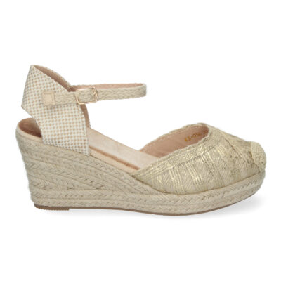 Sandalias de Cuña de Yute para Mujer, Cómodas y Elegantes, Punta Cerrada - Imagen 2