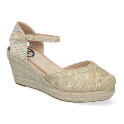 Sandalias de Cuña de Yute para Mujer, Cómodas y Elegantes, Punta Cerrada - Imagen 3