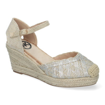 Sandalias de Cuña de Yute para Mujer, Cómodas y Elegantes, Punta Cerrada - Imagen 3