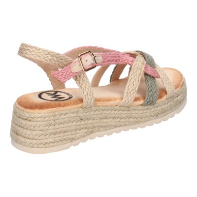 Sandalias de Plataforma de Yute para Mujer, Comodas y Elegantes, Diseño Moderno - Imagen 4
