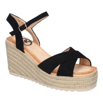 Sandalia de Cuña de Yute para Mujer, Comodas y Elegantes, Diseño Trenzado en la Pala - Imagen 3