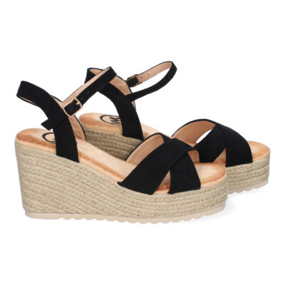 Sandalia de Cuña de Yute para Mujer, Comodas y Elegantes, Diseño Trenzado en la Pala - Imagen 5