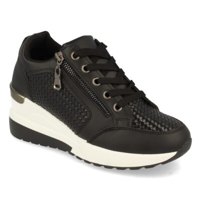 Zapatilla de Cuña con Cremallera y Cordones - Imagen 3