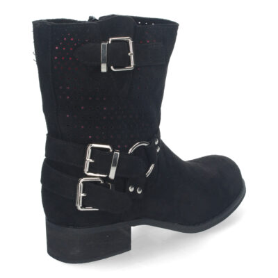 Botines de Mujer con Tacón Bajo y Adornos de Hebillas - Imagen 4