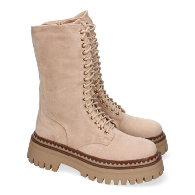 Bota de Mujer Estilo Militar, Comodos y Elegantes, Suela Dentada