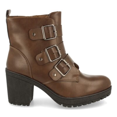 Botin de Tacon con Hebillas y Cremallera - Imagen 2