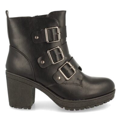 Botin de Tacon con Hebillas y Cremallera - Imagen 2