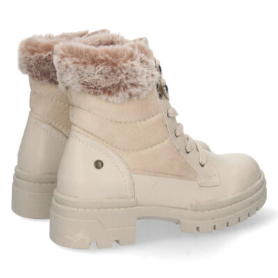Botin de Plataforma Forrado y Cordones - Imagen 4