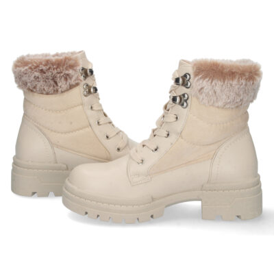 Botin de Plataforma Forrado y Cordones - Imagen 5