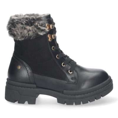 Botin de Plataforma Forrado y Cordones - Imagen 2