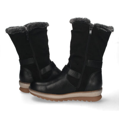 Bota Plana Forrada de Pelo y Cremallera - Imagen 5