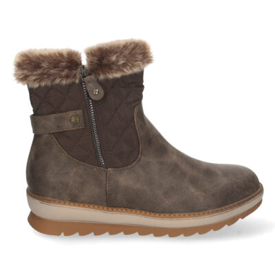 Botin Plano con Doble Cremallera y Forrado - Imagen 2