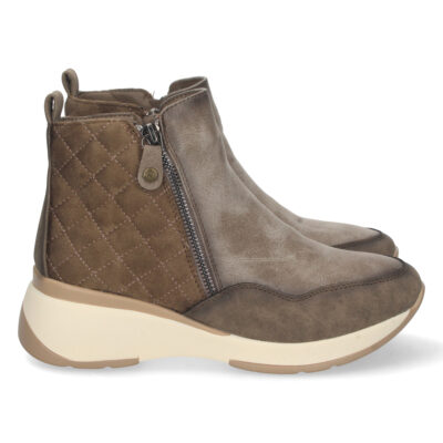 Zapatilla Abotinada con Doble Cremallera