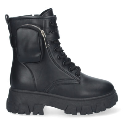 Botin de Plataforma con Bolsillo y Cordones - Imagen 2
